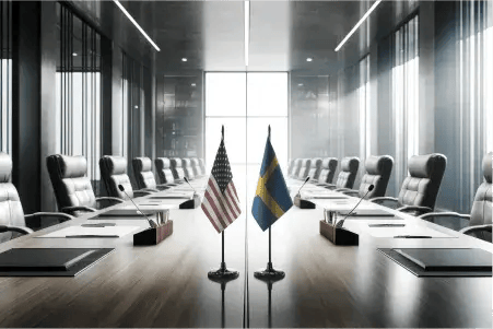 boardroom-us-and-sweden-flag-1