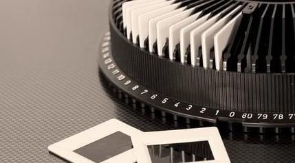 office-slide-projector